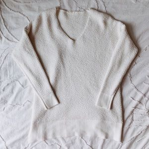 white super soft sweater